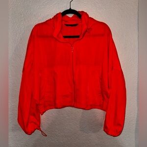 Zara Women's Neon Pink Bomber Jacket